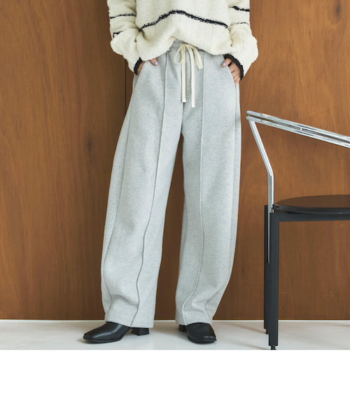 ドゥ アルシーヴ（Doux archives）/裏起毛カーブパンツ 裏起毛カーブパンツ｜ドゥ・アルシーヴの通販｜&mall（アンドモール