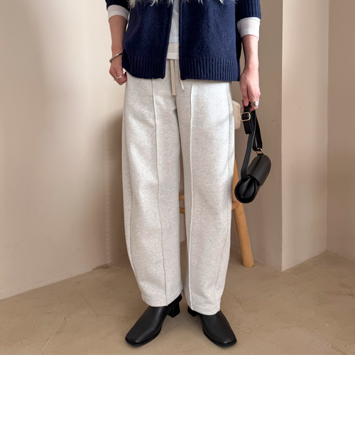 ドゥ アルシーヴ（Doux archives）/裏起毛カーブパンツ 裏起毛カーブパンツ｜ドゥ・アルシーヴの通販｜&mall（アンドモール