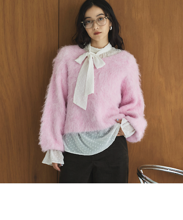 毛がき２ＷＡＹニットプルオーバー