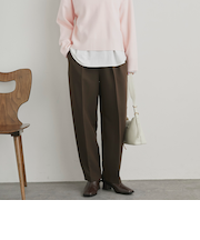 ツータックバレルパンツ