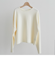 ファインウールオーバーニット