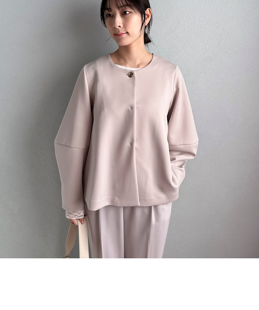 ダンボールノーカラージャケット