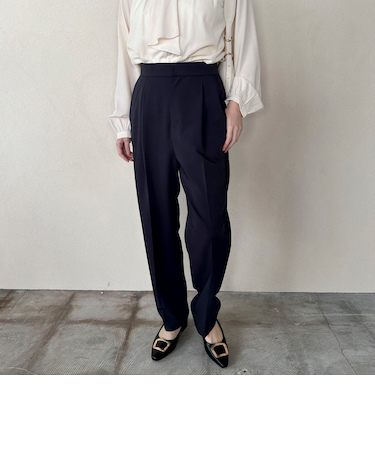 ?【セットアップ対応】ストレッチセンタープレスパンツ’