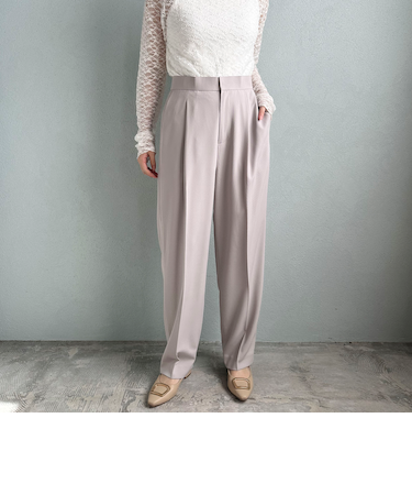 ?【セットアップ対応】ストレッチセンタープレスパンツ’