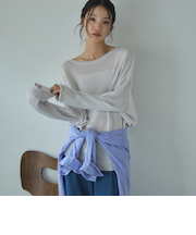 ペーパーヤーンプルオーバー