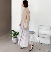 ニットSETティアードキャミワンピース