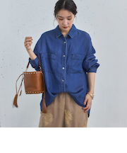 ソフトデニム２ＷＡＹシャツ／