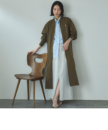 バックギャザーロングMA-1