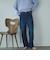 サスペンダー付きストレートデニムパンツ