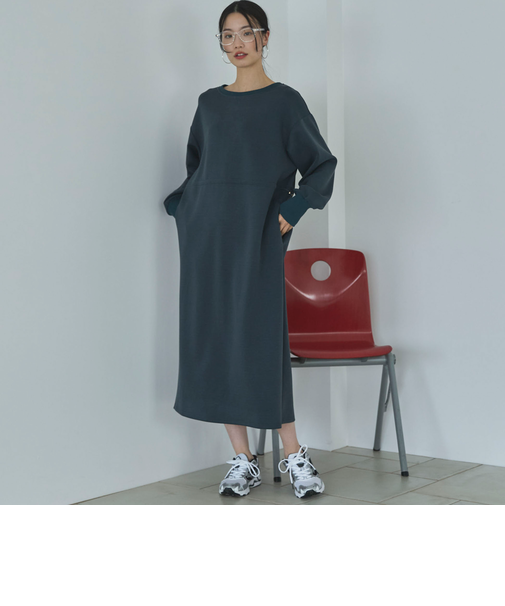 ウエストドロストカットワンピース