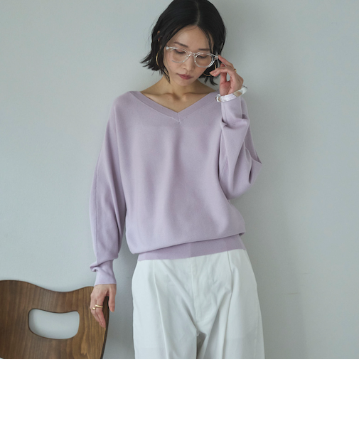 ウォッシャブルドルマンニット／