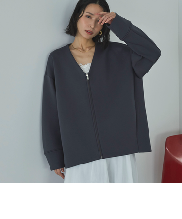 ボンディングノーカラーＺＩＰブルゾン