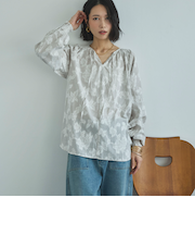 ２ＷＡＹジャガードシャーリングブラウス