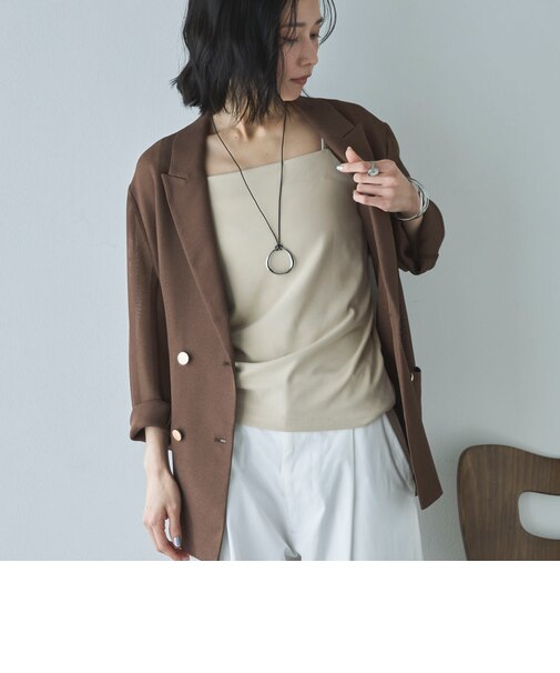 フロントダブルキャミソール