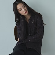 透かし編みカーディガン