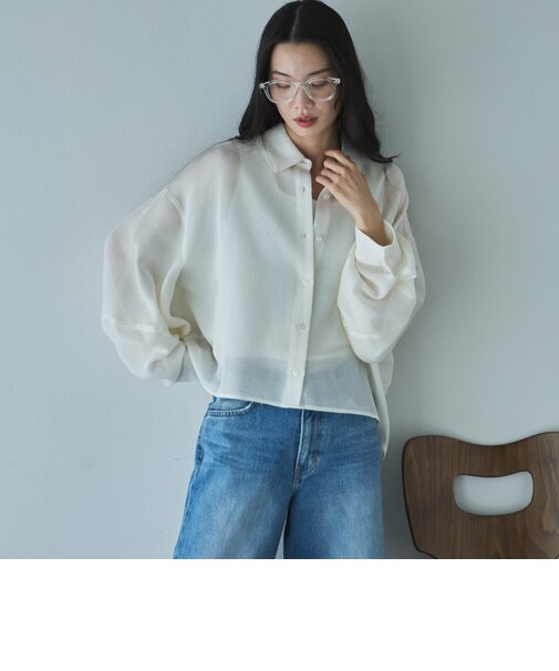 メッシュドルマンシャツ