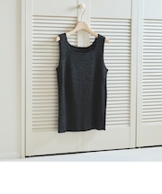 2WAYラメスクエアノースリニットPO