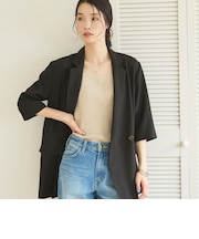 2WAYラメスクエアノースリニットPO