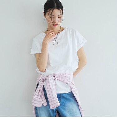 ターンバックスリーブベーシックＴシャツ