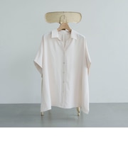 とろみジョーゼットドルマンシャツ