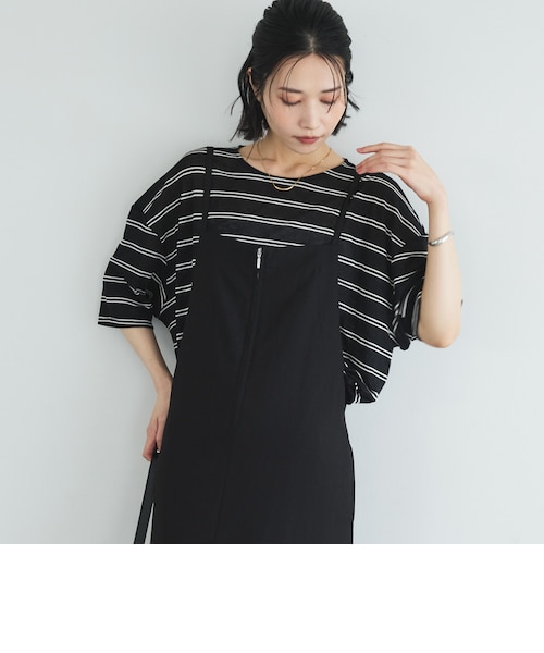 シアーボーダーTee｜ドゥ・アルシーヴの通販｜&mall（アンドモール