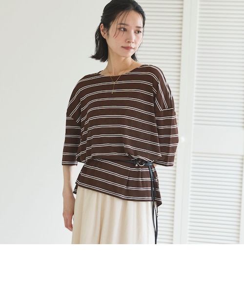 シアーボーダーTee｜ドゥ・アルシーヴの通販｜&mall（アンドモール