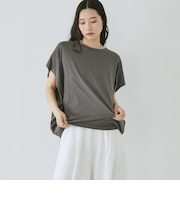 袖タックドルマンTシャツ