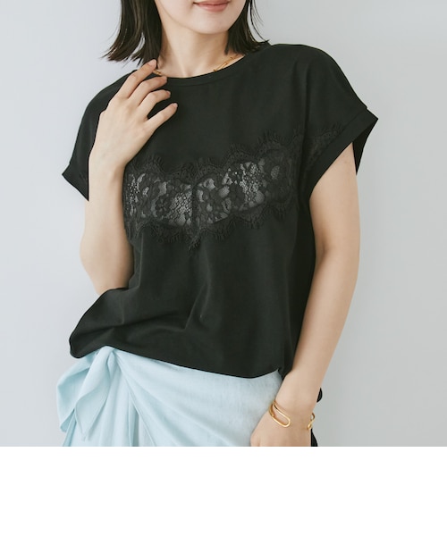 DQ-582 レース柄トップス　dancequeen 練習着 VカットレースTOPS｜ドゥ・アルシーヴの通販｜&mall（アンド