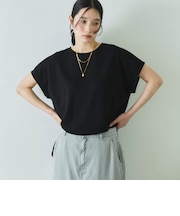 【１秒コーデ】ＮＥＷ多機能フレンチスリーブカットソー