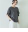 袖フリルプリントＴシャツ