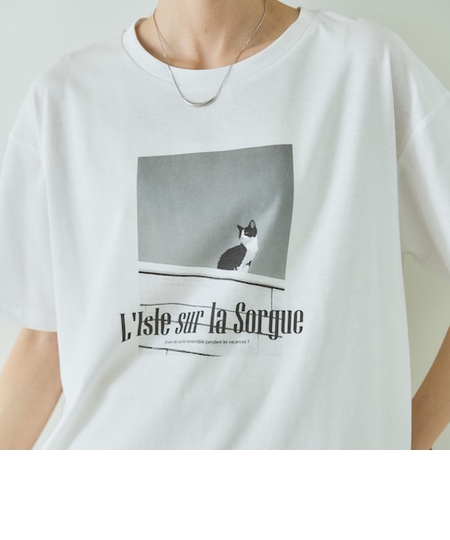 CAT転写ロゴTee