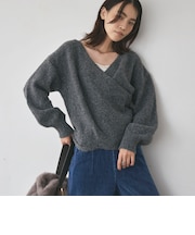 カシュクールニット