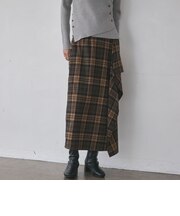 アシメラップタイトスカート