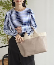 【VERY 10月号掲載】[ブレス トプカピ] Breath TOPKAPI RIPPLE リプル ネオレザー A4トートバッグ【キズ 雨 にも強い】