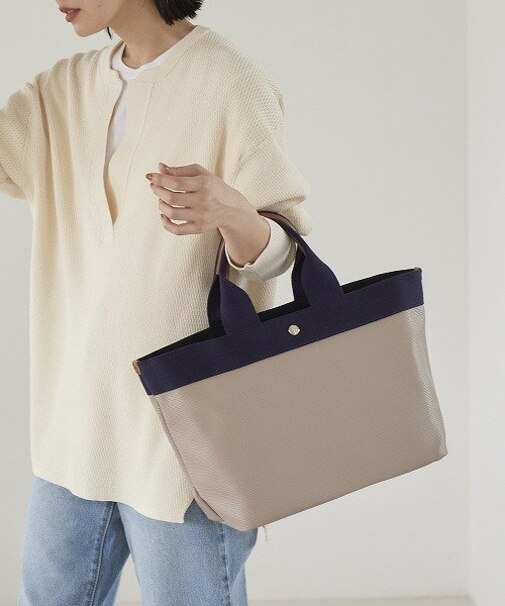 【VERY 10月号掲載】[ブレス トプカピ] Breath TOPKAPI RIPPLE リプル ネオレザー A4トートバッグ【キズ 雨 にも強い】