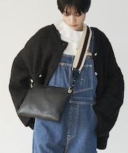 [トプカピ トレジャー] TOPKAPI TREASURE ストライプベルト・レザー2wayショルダーバッグ