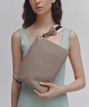 [トプカピ トレジャー] TOPKAPI TREASURE ストライプベルト・レザー2wayショルダーバッグ