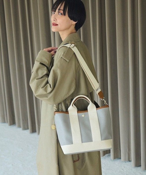 [ブレス トプカピ] Breath TOPKAPI SCOTCH GRAIN スコッチグレイン 2wayトート バッグ M【キズ 雨 にも強い】