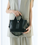 【BREATH TOPKAPI】 スコッチグレイン ネオレザー ミニ トート バッグ ショルダー付き S