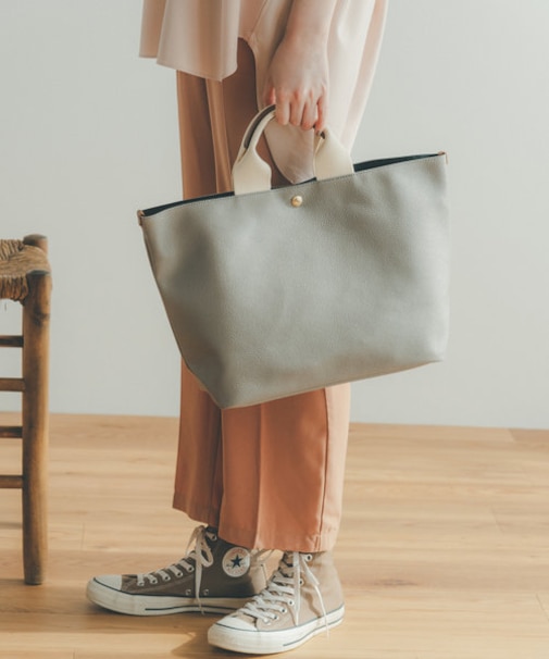 [ブレス トプカピ] Breath TOPKAPI  SCOTCH GRAIN スコッチグレイン プレーン トートバッグ  L【キズ 雨 にも強い】