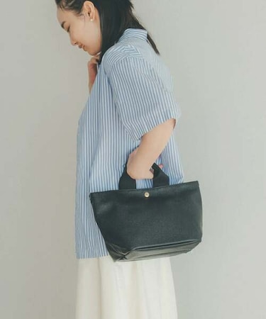 [トプカピ ブレス] TOPKAPI BREATH スコッチグレイン ネオレザー トートバッグ プレーン