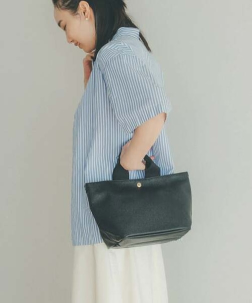 [トプカピ ブレス] TOPKAPI BREATH スコッチグレイン ネオレザー トートバッグ プレーン