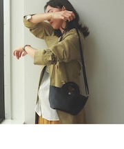 [トプカピ ブレス] TOPKAPI BREATH スコッチグレイン ネオレザー ショルダー付き ミニ トートバッグ プレーン