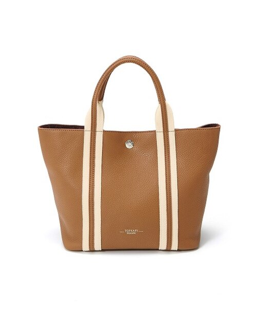 【TREASURE TOPKAPI】 ソフトシュリンク テープコンビ ミニ トート バッグ ショルダーベルト付