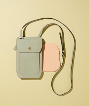 [トプカピ] TOPKAPI バイカラー レザー モバイルポシェット LEAN リーン