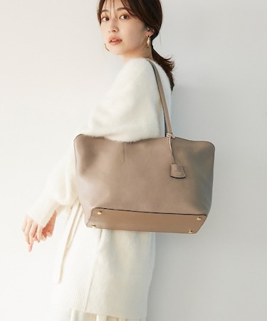 [トプカピ トレジャー] TOPKAPI TREASURE フロントステッチ レザーA4トートバッグ