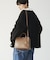 【TREASURE TOPKAPI】 フロントステッチ レザーミニショルダーバッグ