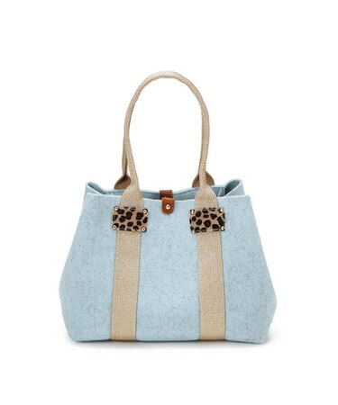 [トプカピ トレジャー] TOPKAPI TREASURE イタリアンフェルト ラメテープコンビ トートバッグ