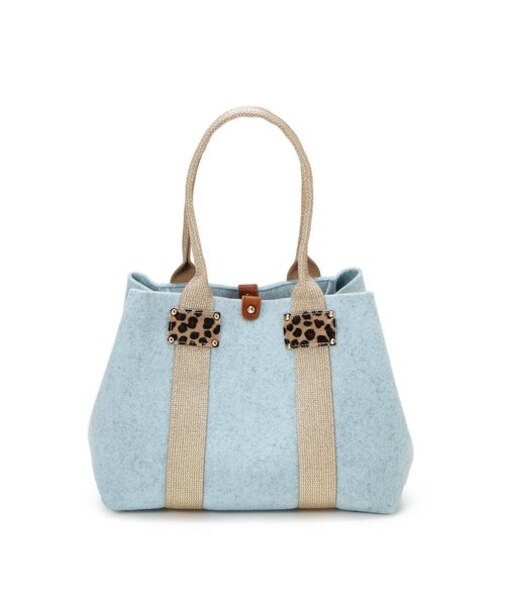 [トプカピ トレジャー] TOPKAPI TREASURE イタリアンフェルト ラメテープコンビ トートバッグ