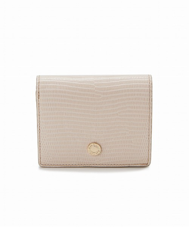 【ドラマ着用】【TOPKAPI】 イタリアンレザー リザード型押し 二つ折り 財布 LUCIA ルチア